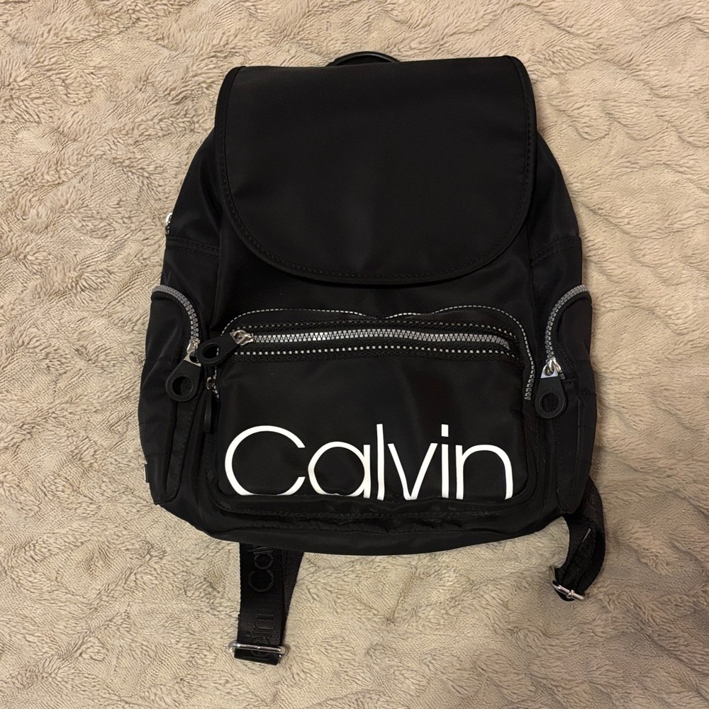 Calvin Klein Black Backpack NWOT
